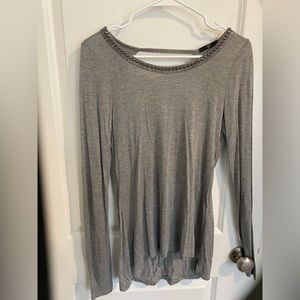 HIT long sleeved studded top